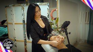 ASMR Massage by Barber Lady Helen