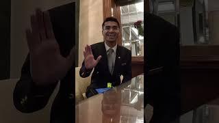 Awesome hotel staff recognizes vlogger in India 