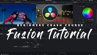 DaVinci Resolve 15 - Fusion Overview and Basic Tracking Tutorial