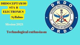 drdo syllabus ceptam 10 sta-b electronics engg