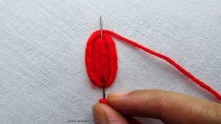 Hand Embroidery amazing Tricks #18|Sewing Hack |easy flower embroidery tricks|needle and threads