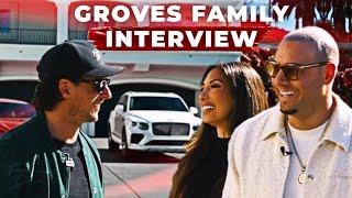 The Groves: Power couple and English car collector. Drive together, work together,  stay together!