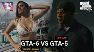 GTA 6 (Grand Theft Auto VI)  vs GTA 5 (Grand Theft Auto V) #gta