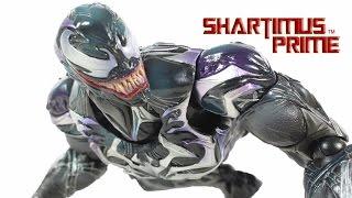 Play Arts Kai Venom Variant Square Enix Spider Man Toy Action Figure Review