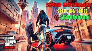 Spending $50 Million Dollars In GTA online Enhanced PC