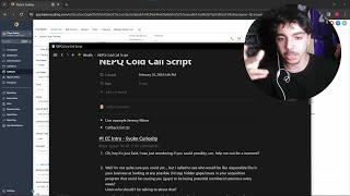 Live NEPQ Cold Calls using Jeremy Miner's Script