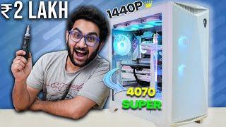 All White 1440p Gaming & Streaming PC Build - i7-14700K | RTX 4070 Super