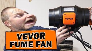 Vevor 6" Ventilation Fan for Laser Engraving Room