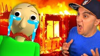 Someone burned down Baldi's school...  | Baldi's Basics