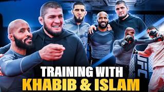 Demetrious Johnson Trains w/ KHABIB & ISLAM MAKHACHEV! | EXCLUSIVE FOOTAGE!