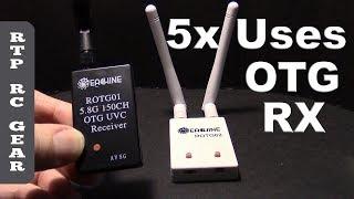 5 Uses for the Eachine ROTG02 and ROTG01 Eachine FPV Receiver - Turn smartphone / PC into FPV screen