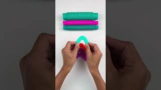 Creating ASMR Sound POP-TUBR #diy #satisfyingvideos#relaxing #creative #oddasmr #poptubesounds