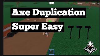 Lumber Tycoon 2 - How to duplicate axes Glitch 2020