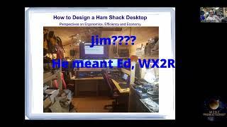 #HAMShack #HamRadio - Gordon Beattie W2TTT Discusses “How To Design A Ham shack Desktop Workspace”