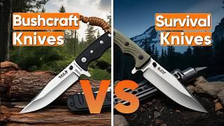 Bushcraft Knives vs Survival Knives : Which One Should You Choose?