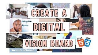 HOW TO CREATE A DIGITAL VISION BOARD USING CANVA (DESKTOP WALLPAPER)