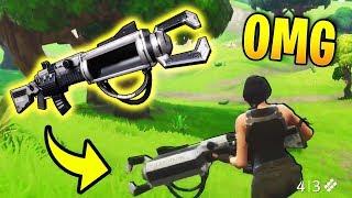 RAREST WEAPON IN FORTNITE WAS FOUND! (Zapotron Sniper) | Fortnite Best Stream Moments #7