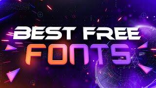 TOP 5 BEST FREE FONTS FOR GRAPHIC DESIGNERS!