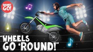 "Wheels Go 'Round!"  /// Danny Go! Wheels On The Bus (REMIX) Cartoons Rhymes For Kids