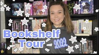 A TOUR OF MY BOOKSHELVES 2022|| 300+ books||rainbow shelves||my home library!