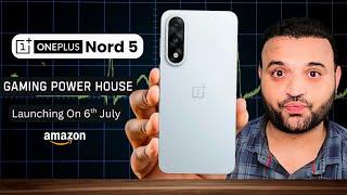 OnePlus Nord 5 Officially Confirmed India Launch : Gaming  Powerhouse with Snapdragon 8s Gen 3! 