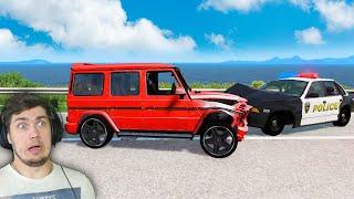 ГЕЛИК ДРАЗНИТ ПОЛИЦЕЙСКОГО ДПС - ПОЛИЦЙЕСКАЯ ПОГОНЯ ДПС в BEAMNG DRIVE