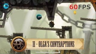 Leo's Fortune: Level 11 (Olga’s Contraptions) - 3 STARS , iOS/Android Walkthrough