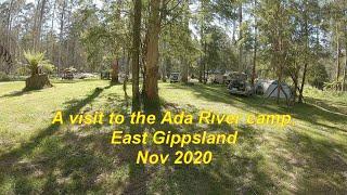 A 2020 visit to the Ada River free camp in East Gippsland