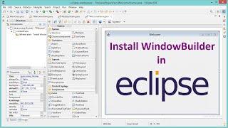 How to Install WindowBuilder in Eclipse 2022 | How to Open Files and Java Class Using WindowBuilder