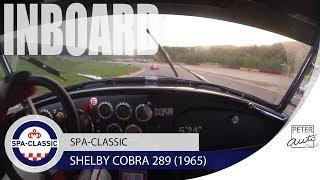 Amazing! Drifting a Shelby Cobra around the Spa-Francorchamps circuit...