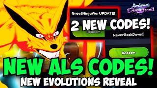 [2 New Codes] New ALS Evolutions & Update OFFICIAL TIME & Sneaks!