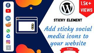 How to add Sticky Social Buttons to WordPress Website in minutes | Buttonizer Plugin | Guide 2020