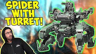 Wow! SENTRY Spider Bot w/ Turret Ability - Armor Attack