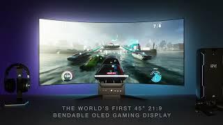 CORSAIR Reveals Revolutionary 45in Bendable OLED Gaming Monitor