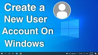 How to create new user account in laptop   pc