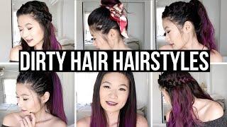 5 Easy Braided Dirty Hair Hairstyles  | Eva Chung