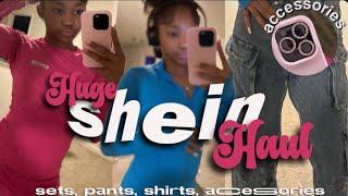 HUGE shein haul  sets, pants, shirts, accessories 