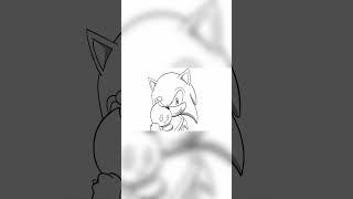 Drawing Sonic and a Chao | AI Inspired Art #short #sonic #music