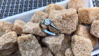 Кольцо для помолвки с бриллиантом  0,7 carat