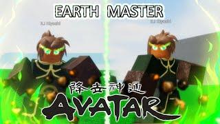 Becoming an Earth Bending Master in Roblox Avatar A Benders Will! | All Earth Bending Moves Showcase