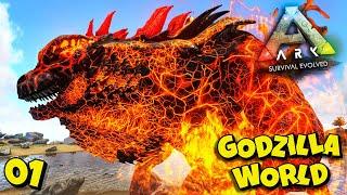 Lava Godzilla Destroy Me : Welcome To Godzilla Mod  : ARK Godzilla : ARK Survival Evolved  : #1