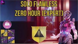 Solo Flawless Zero Hour Expert on Prismatic Warlock - Destiny 2 Episode Echoes Exotic Mission