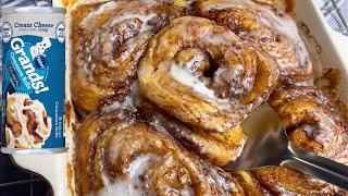 EASY Fluffy Cinnamon Rolls Recipe - Canned Cinnamon Rolls Hack!