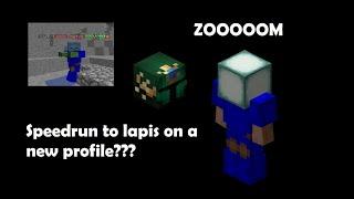 Speedrunning lapis armor on a NEW profile (Hypixel Skyblock)