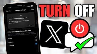 How To Turn Off Sensitive Content on X (Twitter)