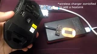 DIY wireless charging mouse