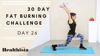 30 Day Fat Burning Home Workout challenge | Day 26