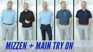 Mizzen And Main Men's Try On