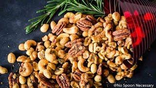 Rosemary Roasted Mixed Nuts - No Spoon Necessary
