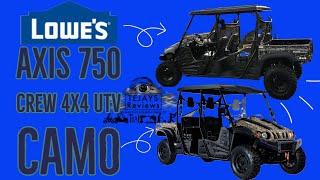 Axis 750 Crew 4x4 UTV (From Lowe's) - Review (Broke Down During Review!) 2022